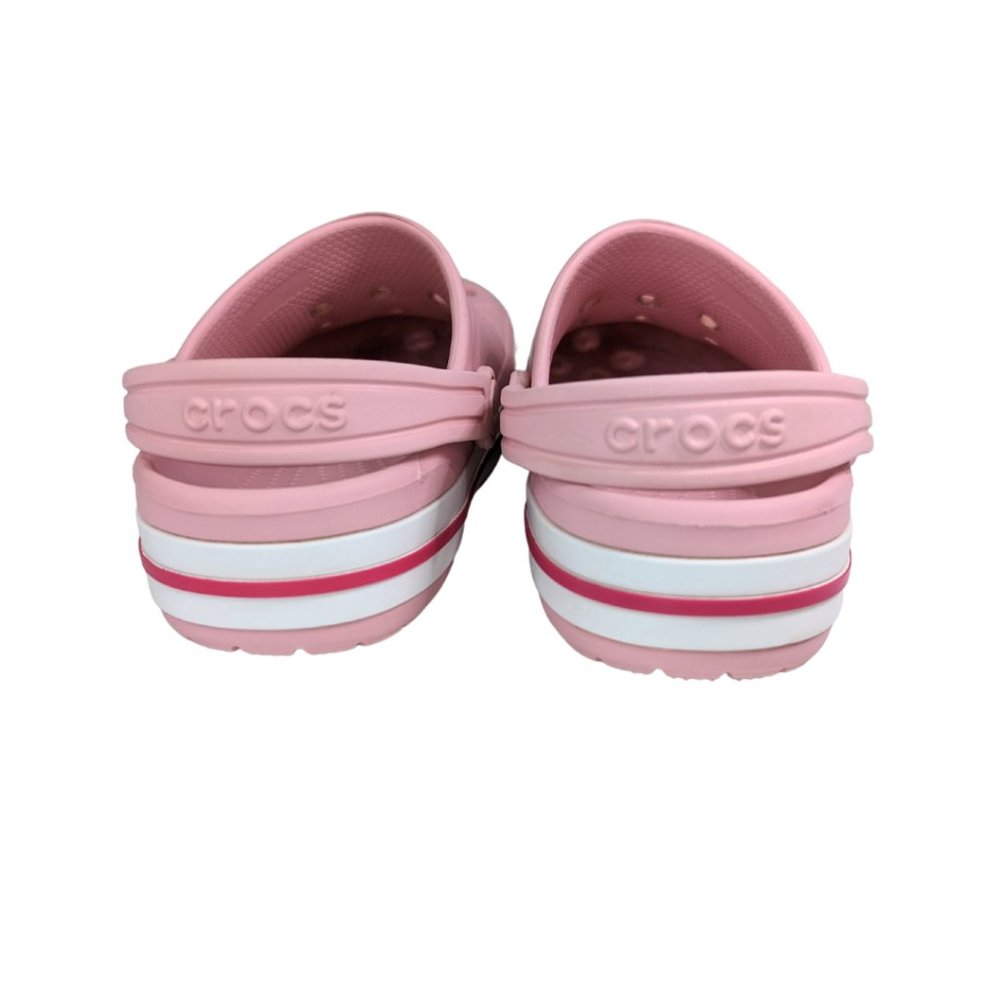 Crocs Kids' Classic Pink Clogs - Size J2 - EUC - Picture 3 of 10